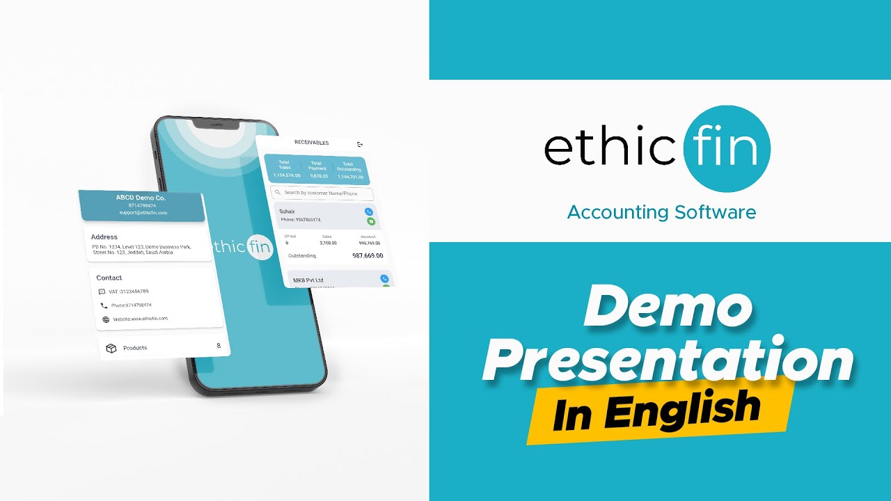 Ethicfin Accounting Software | Demo Presentation in English