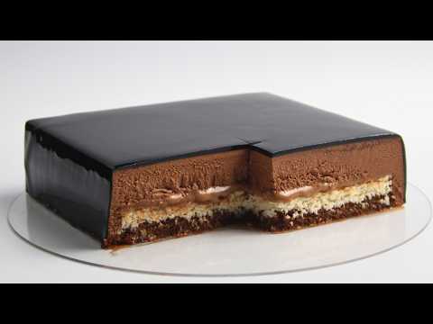 Chocolate & Coconut Mousse Cake — Bounty-Inspired, No Added Sugar Entremet