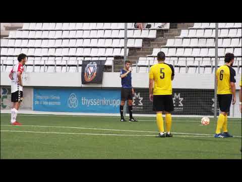 Gol Christian Alfonso C. E. L'Hospitalet - U. E. castelldefels Copa Catalunya 19/20 ( 3-0)