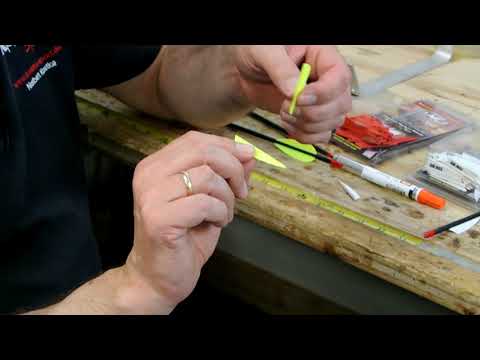 Bogensport   Befiederung geht immer ab