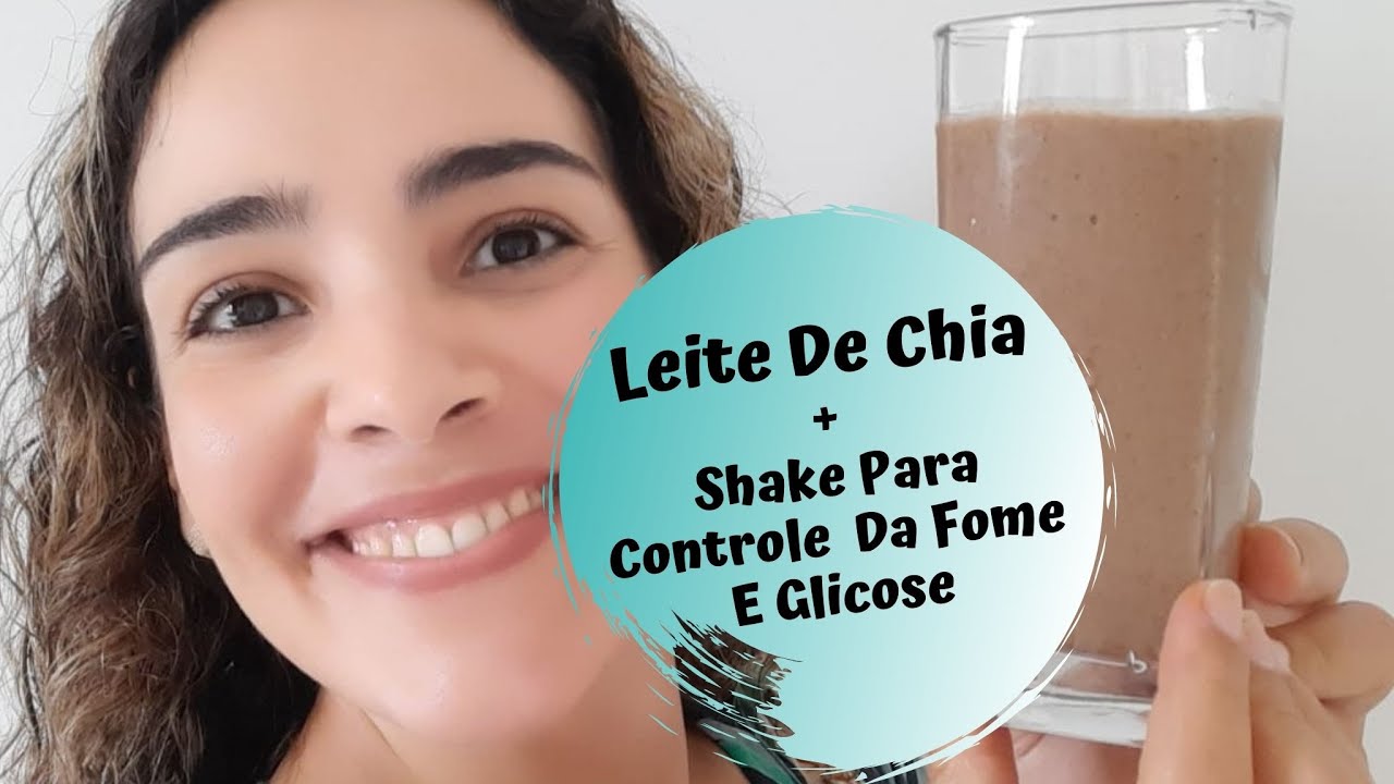 Leite De Chia I Shake Para Controle Da Fome E Glicose
