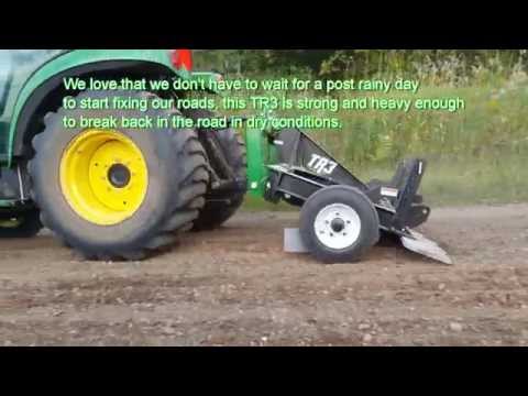 TR3 Rake - Driveway or Arena 3pt Tractor Rake