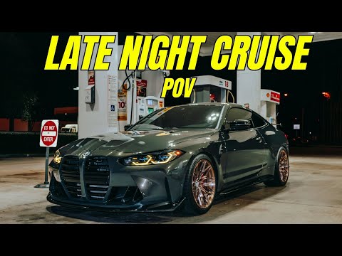 POV: Late-night drive in the BMW M4 COMPETITION.