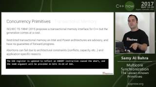 C++Now 2017: Samy Bahra “Multicore Synchronization: The Lesser-Known Primitives