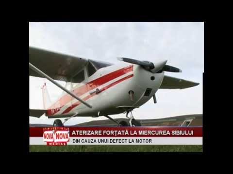 Aterizare forţată la Miercurea Sibiului - NovaTv Mediaş