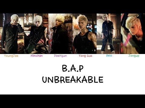 B.A.P - Unbreakable (Color coded lyrics Han|Rom|Eng)