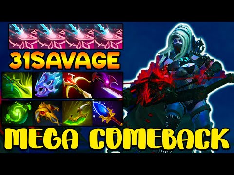 MEGA COMEBACK - INTENSE 31SAVAGE DROWRANGER - UNSTOPPABLE - FULL TEAM FIGHT - DOTA 2 GAMEPLAY