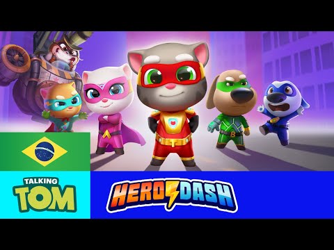 🦝⚡ Invasão dos guaxinins em Talking Tom Hero Dash! (TODOS os Trailers)