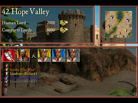 Stronghold Crusader Mission 42 "Hope Valley"