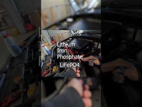 Lighter, more durable, more powerful! Lithium car battery conversion #lithiumax #lifepo4battery