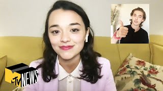 Midori Francis & Austin Abrams on 'Dash & Lily' | MTV News video