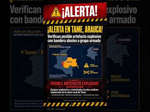 🚨 MÁXIMA ALERTA EN ARAUCA#Arauca #Tame #ELN #MirandaAlDía #shorts #video