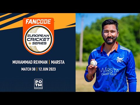 POTM: M.Rehman - KCC vs MAR Highlights | FanCode ECS Sweden | 12 June 2023 | ECS23.453