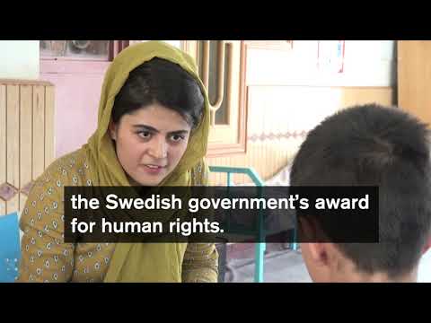 The Swedish Per Anger Prize awarded to young female journalist in Afghanistan