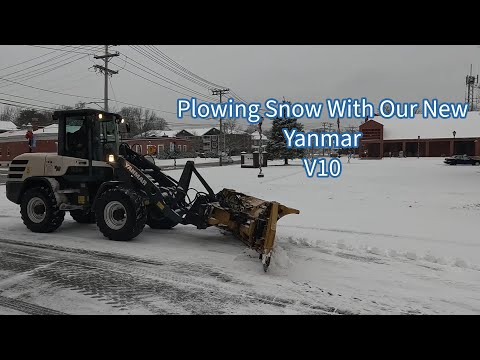 Plowing Snow With Our New Yanmar V10