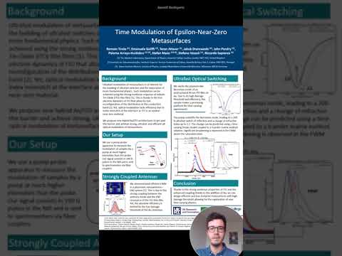 London Plasmonics Forum 2021 - Flash Poster Presentation - Romain Tirole