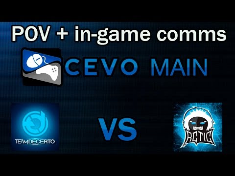 Team Decerto vs RCTIC Logitech, CEVO Main - IGL POV with in-game comms!