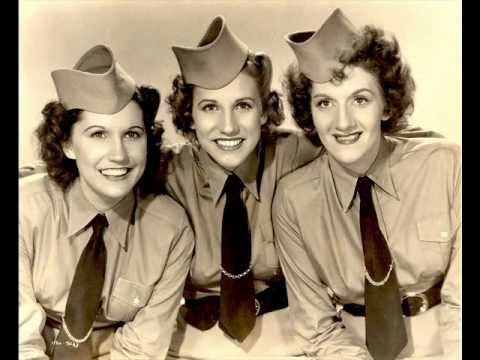 Boogie Woogie Bugle Boy - The Andrews Sisters  (lyrics in description)