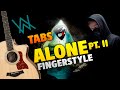 Alan Walker - Alone Part 2 (Fingerstyle Guitar Cover With Free Tabs)