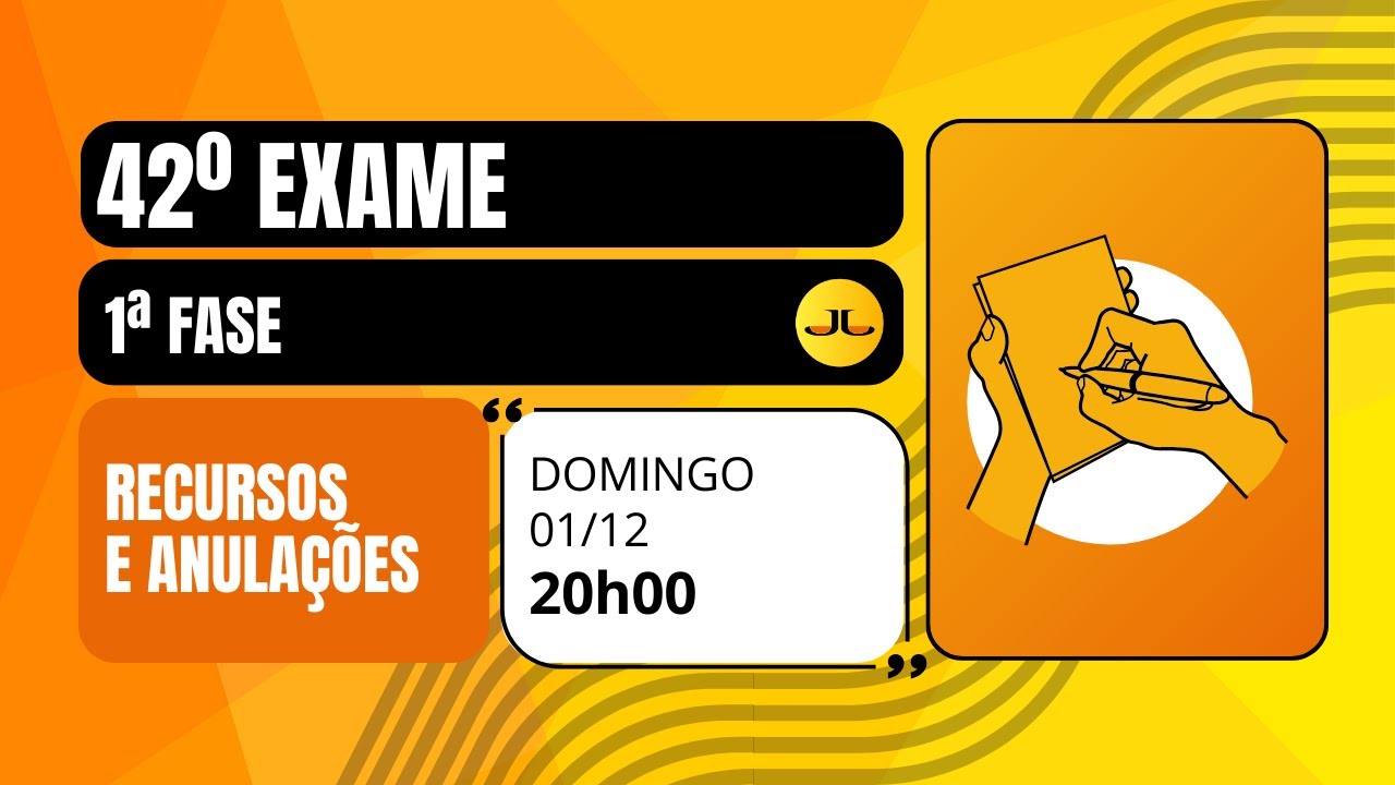 ANÁLISE DE GABARITO e QUESTÕES PASSÍVEIS DE RECURSO | 1ª fase - 42º Exame (OAB) #AOVIVO