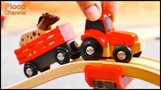 Horsey&#39;s TOY TRACTOR TRIP! - Brio Toys &amp; Choo-Choo Trains Compilation. Learning videos for kids