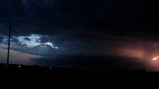 preview picture of video '4/29/2010 Storm Chase (LIGHTNING SHOW) Northeast of Beatrice, Nebraska part 5'