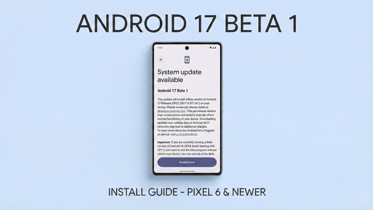 How to Install Android 17 Beta 1 on Google Pixel 📲 Without PC 💻