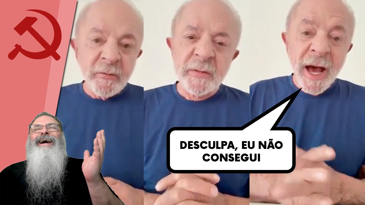 LULA se VÊ OBRIGADO a FAZER VÍDEO PEDINDO DESCULPAS pela PARTICIPAÇÃO no DEBATE