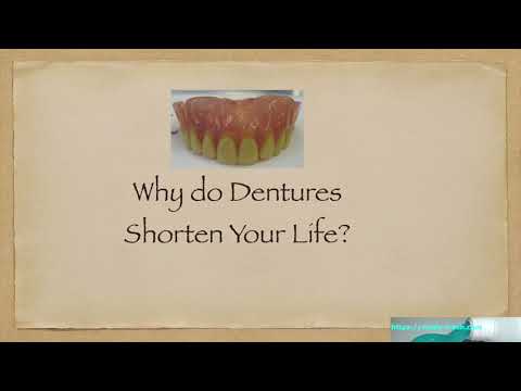 YouTube video about: Why do dentures shorten your life?