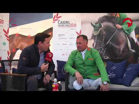 Dieter Köfler im Interview beim Casino Grand Prix powered by equitron - pro. 4. Station in Linz