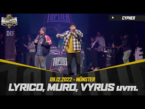 TopTier Takeover Münster: 09.12.22 - Cypher mit LYRICO, SHABAN, MURO, VYRUS, FREEZY, SKUFF BARBIE