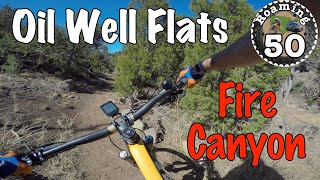 Full descent down Fire Canyon