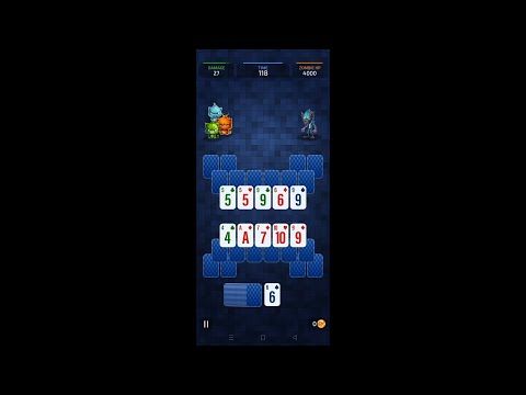 free offline tripeaks solitaire card game for Android and iOS - gameplay - YouTube