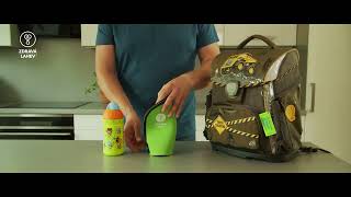 Termoobal 0,5 l CABRIO reflex - modrý