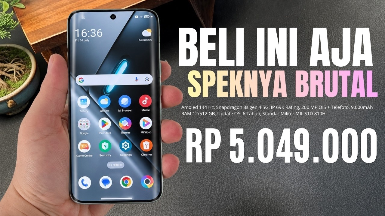 TERLALU GACOR‼️9020mAh, RAM 12/512 GB, 200 MP OIS - HP 5 JUTAAN TERBAIK DAN TERBARU AGUSTUS 2026