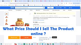 What Price Should I Sell The Product online ?