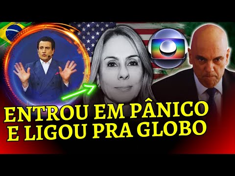 Com a Esposa Sancionada Moraes entra em Pânico, liga pra Globo e manda ameaçar o ...