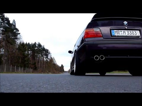 BMW E36 328i 325i M3 Eisenmann SS  Exhaust Sound Test