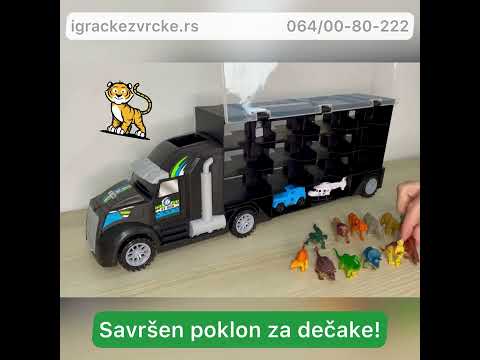 Teretni Kamion igračka sa životinjama i vozilima