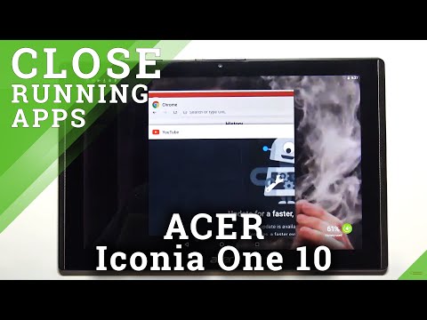 How to Deactivate Background Apps in ACER Iconia One 10 – Turn Off Running Apps