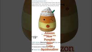 Amazon ***NEW*** Pumpkin Spice Latte Squishmallow!! So cute!!!!