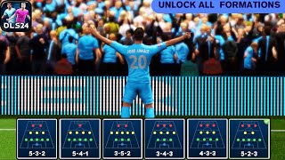 How To Unlock All Formations In Dream League Soccer 2024 | Dls 24 tips & tricks