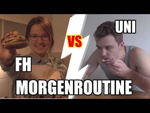Uni VS FH: Die Morgenroutine