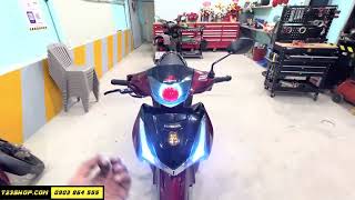 Future led 2022 độ đèn bi cầu 70w sáng cả con đường tại T23Shop Cần Thơ