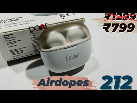 Thumbnail for Boat Airdopes 212 🔥 Review | Best Earbuds under 1000 | Big billion days sale