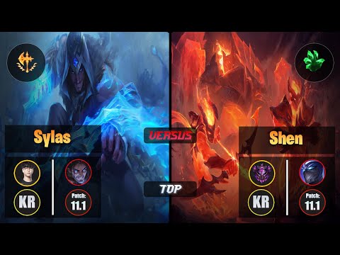 Roach SYLAS (Top) [Conqueror] VS SHEN - Master KR Patch 11.1