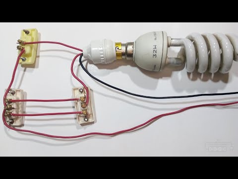 Two way switch wiring practical video