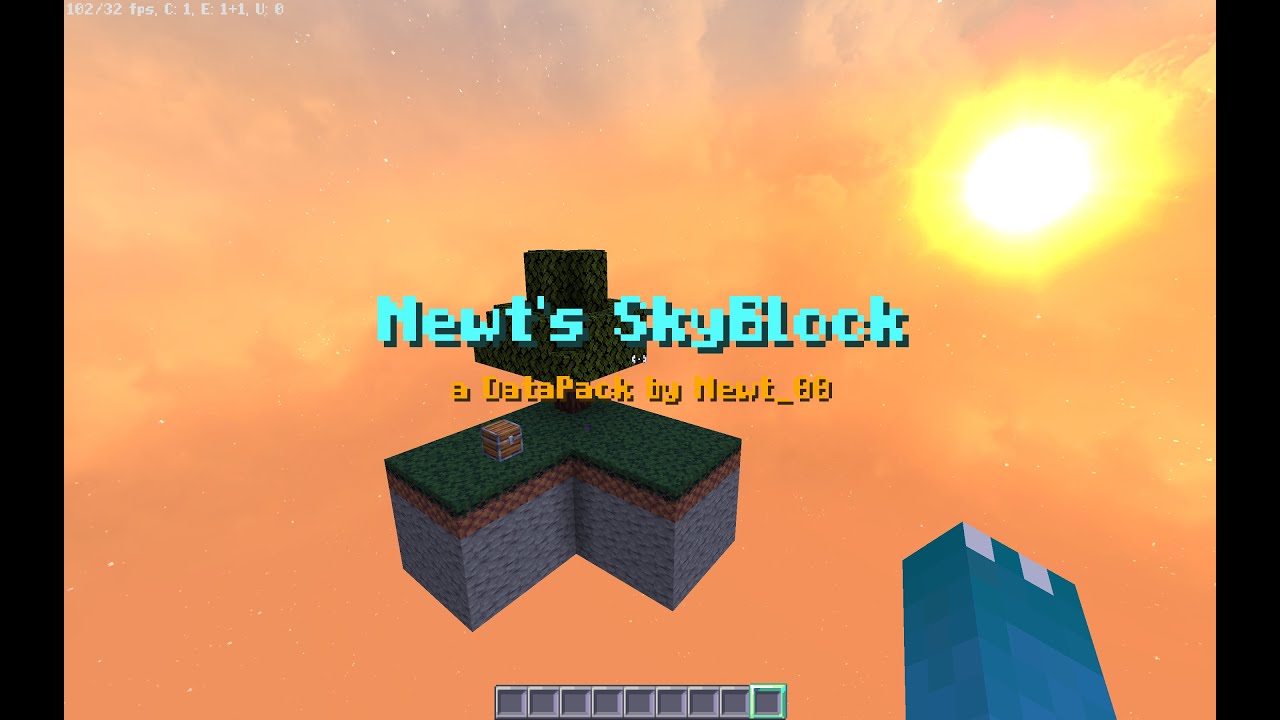newts skyblock essentials datapack preview