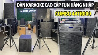Trải Nghiệm Dàn Karaoke Cao Cấp Giá 44tr000 | Loa Motivity NX12 - Sub Hơi 40 - Cục Đẩy 3 Kênh
