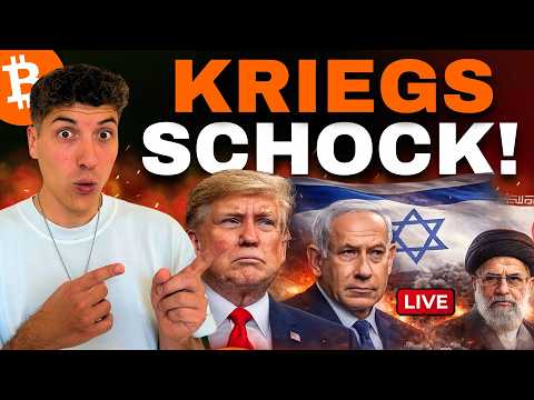 🔴 Bitcoin & Krypto Live Trading: Angriff auf Iran - Stürzt BTC weiter ab?! 🚨